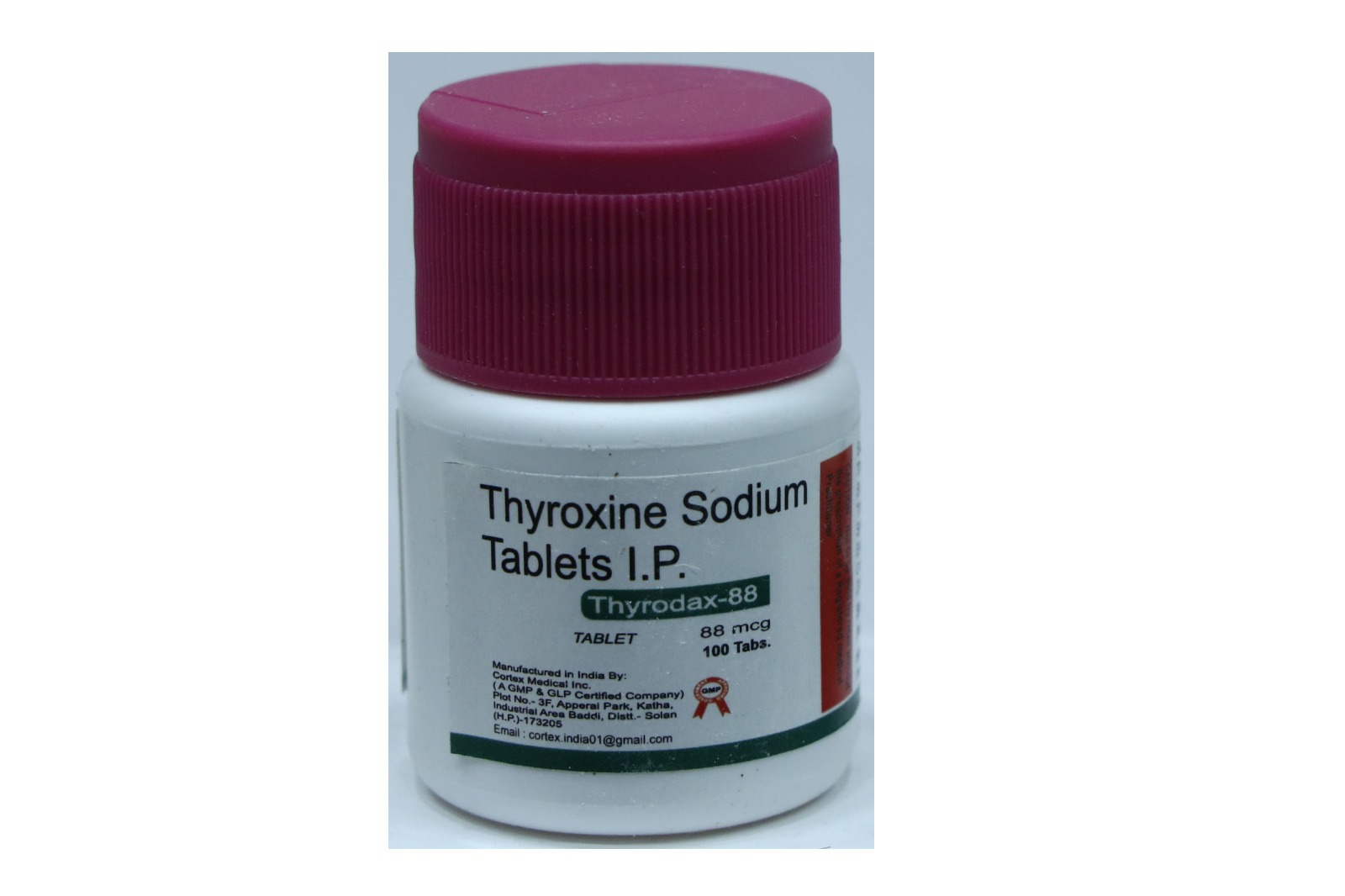 Thyrodax-88 – Thyroxine Sodium Tablets IP 88 mcg
