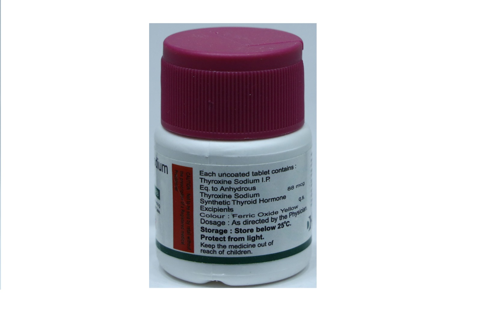Thyrodax-88 – Thyroxine Sodium Tablets IP 88 mcg - Image 2