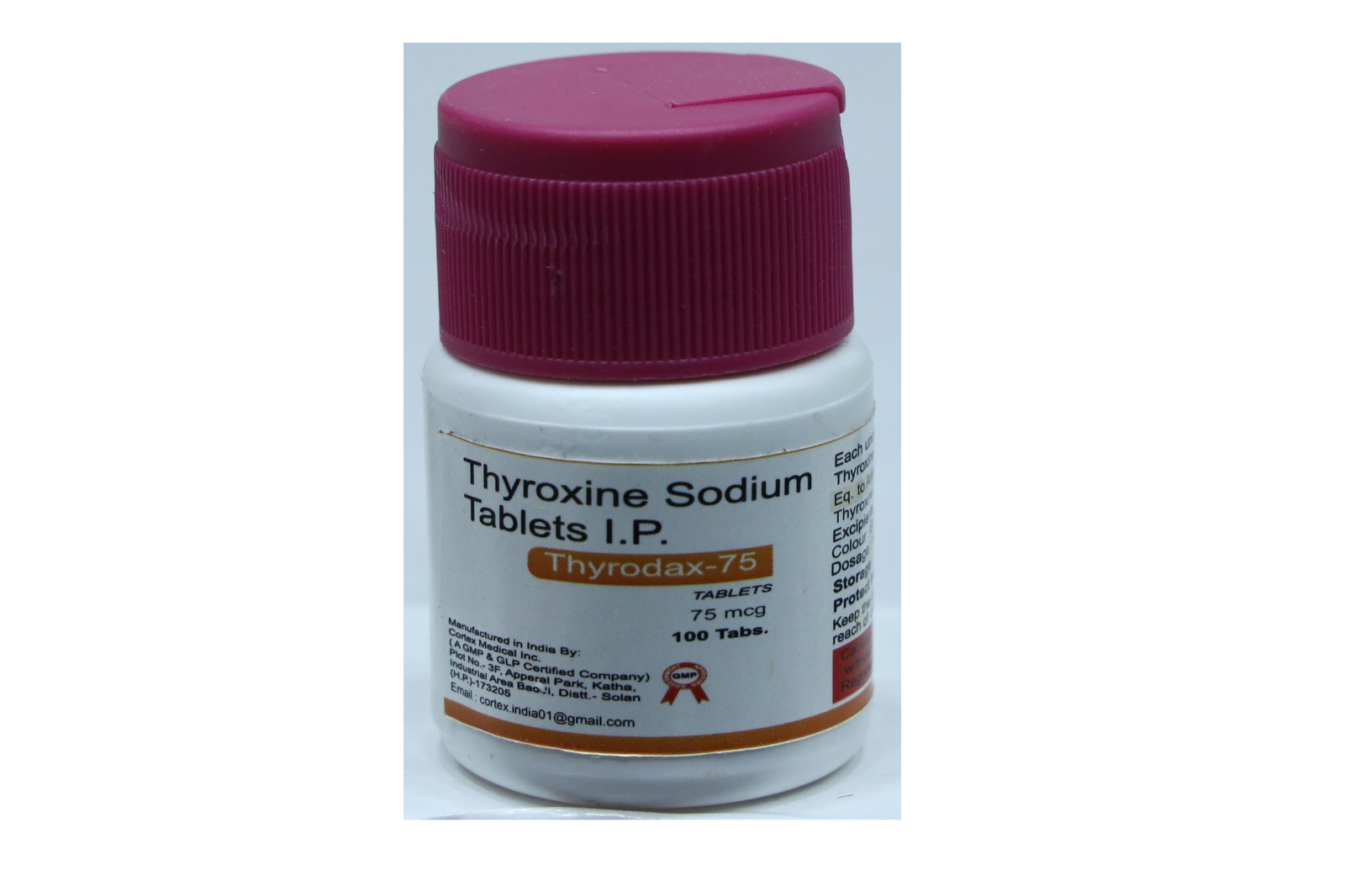Thyrodax-75 – Thyroxine Sodium Tablets IP 75 mcg