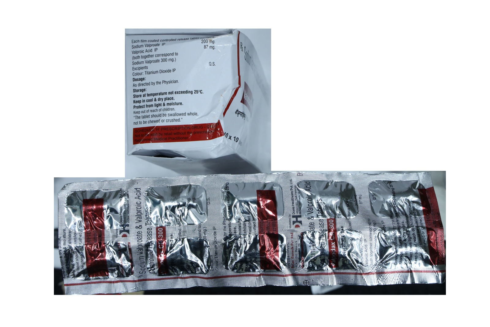 Valpodax CR-300 - Sodium Valproate & Valproic Acid Controlled Release Tablets - Image 2