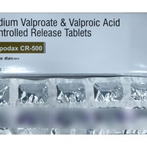 Valpodax CR-500 Tablets - Sodium Valproate & Valproic Acid Controlled Release Tablets