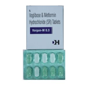 Vorgun-M 0.3 - Voglibose & Metformin Hydrochloride SR Tablets