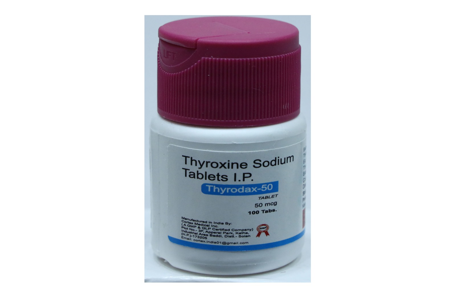 Thyrodax-50 – Thyroxine Sodium Tablets IP 50 mcg
