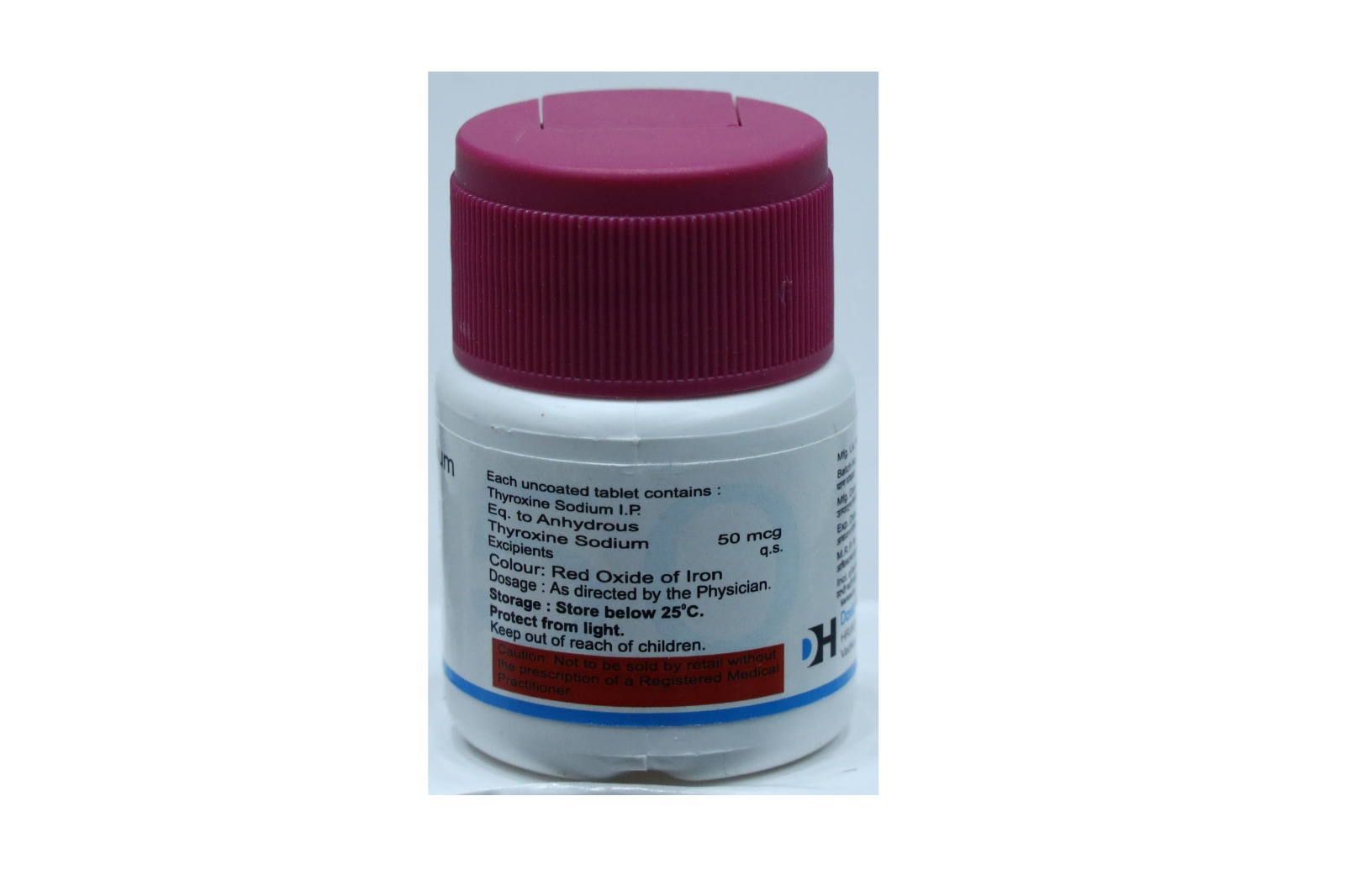 Thyrodax-50 – Thyroxine Sodium Tablets IP 50 mcg - Image 2