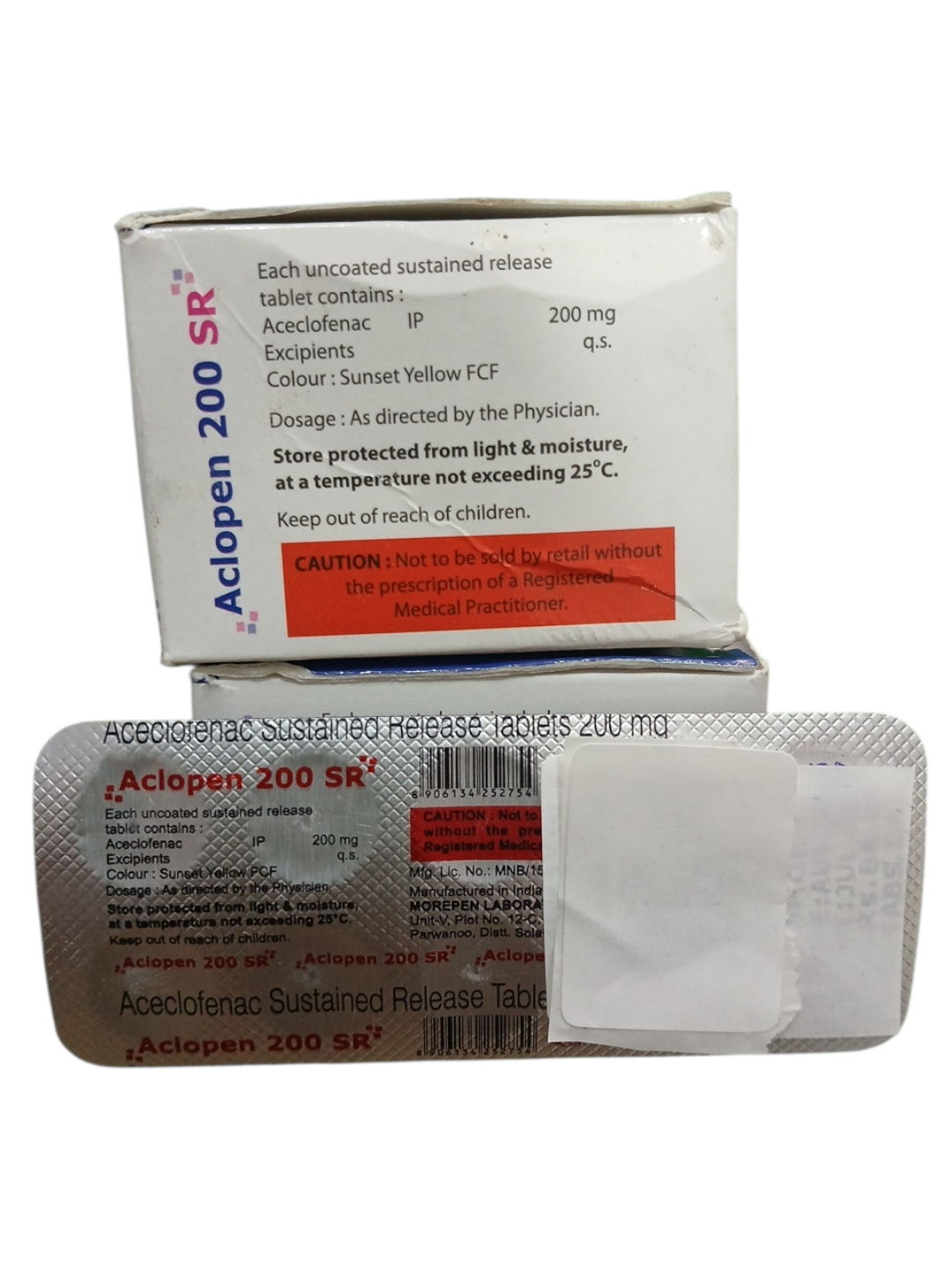 Aclopen 200 SR – Aceclofenac Sustained Release Tablets 200 mg - Image 2