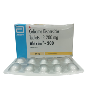 Abixim 200 – Cefixime Dispersible Tablets IP 200 mg