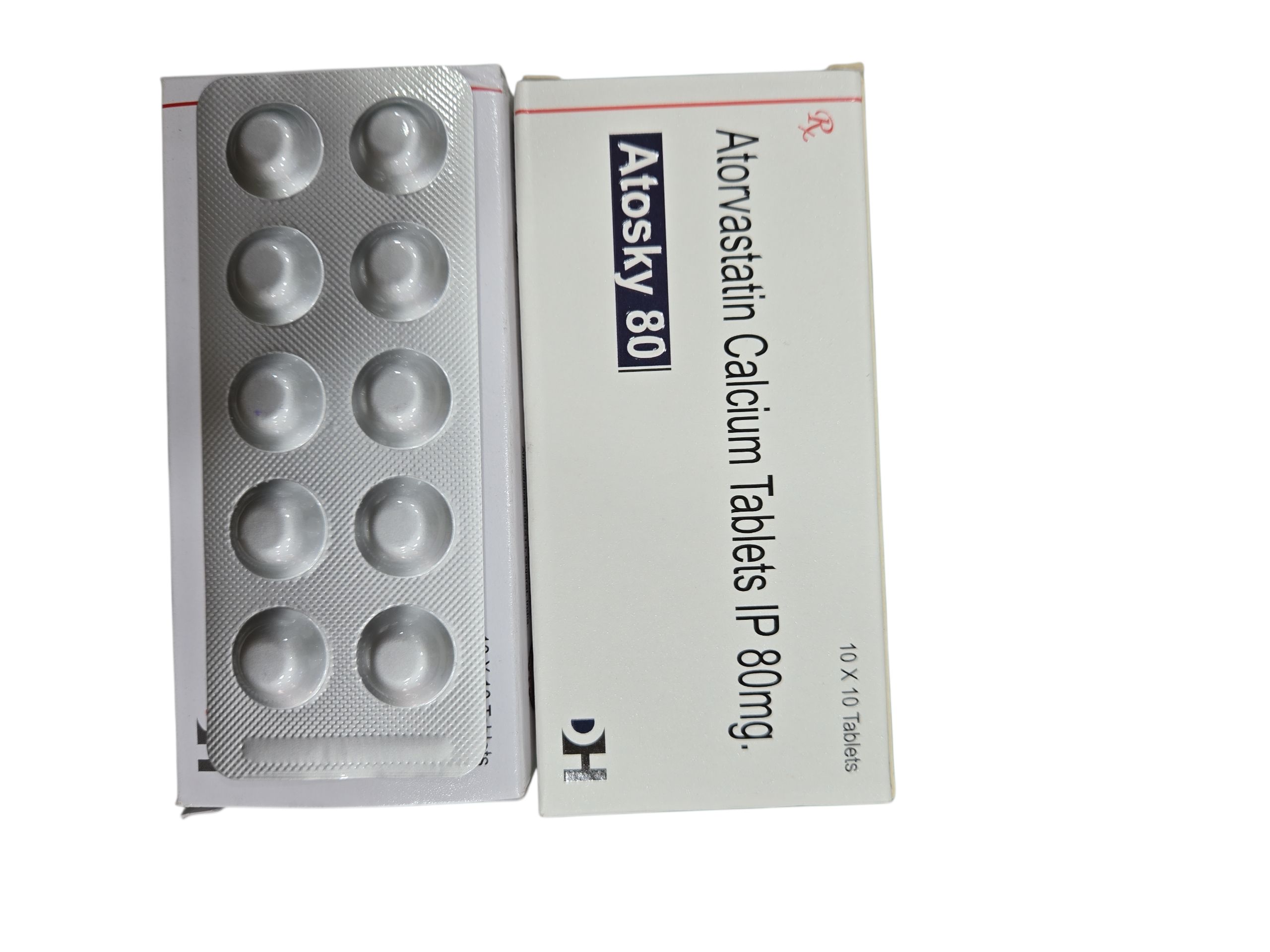 Atosky 80 Tablets – Atorvastatin Calcium Tablets IP 80 mg