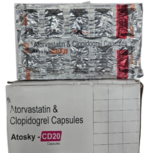 Atosky-CD20 Capsules – Atorvastatin & Clopidogrel Capsules