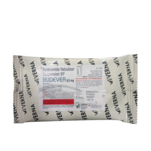 Budever 0.5 mg Budesonide Nebuliser Suspension BP (5 × 2 ml)