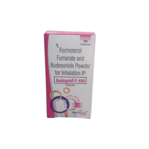 Budegate-F 400 Capsules – Formoterol Fumarate & Budesonide Powder for Inhalation (30 Capsules)