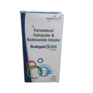 Budegate F 200 Inhaler – Formoterol Fumarate & Budesonide (120 Metered Doses)