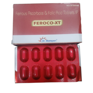 FEROCO-XT Tablets – Ferrous Ascorbate & Folic Acid Tablets IP