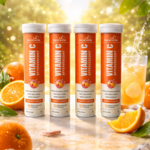 Vitamin C Effervescent Tablets – Orange Flavour-PACK OF 4