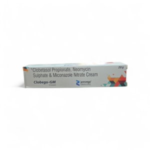 Clobego-GM Cream - Clobetasol Propionate, Neomycin Sulphate & Miconazole Nitrate Cream 20g