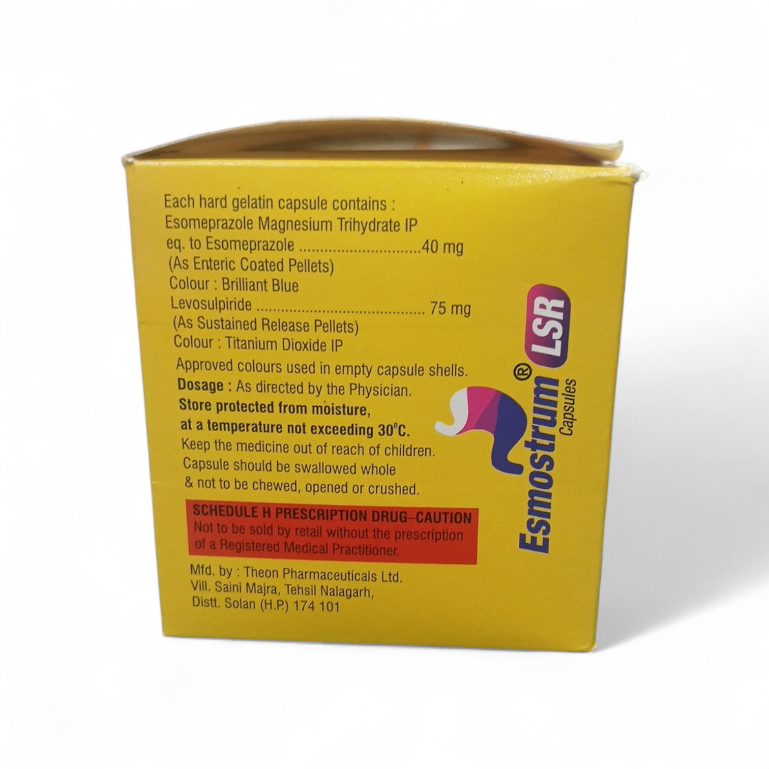 Esmostrum LSR (Esomeprazole Enteric Coated & Levosulpiride SR Capsules) - Image 2