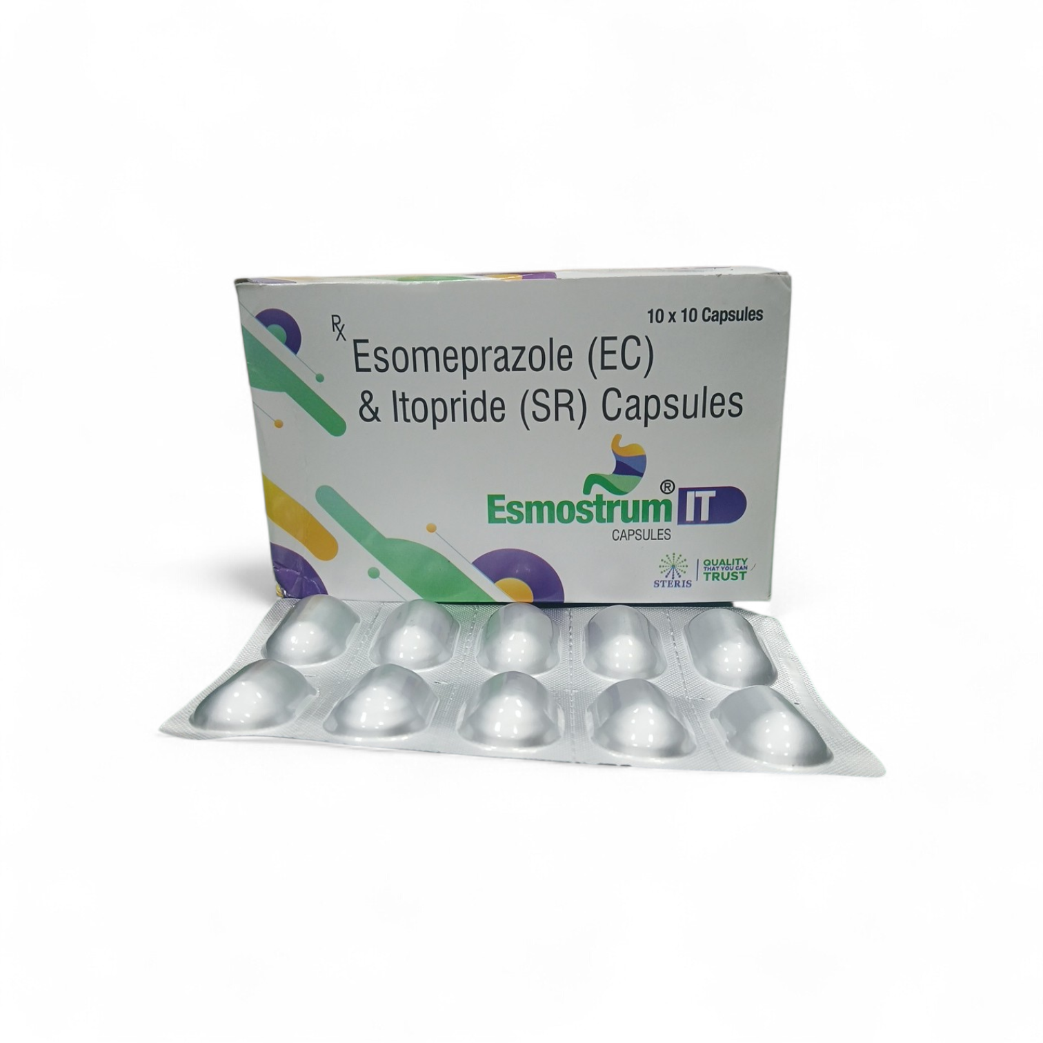 Esmostrum IT (Esomeprazole EC & Itopride SR Capsules)