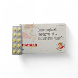 Cofnish Tablets (Dextromethorphan HBr, Phenylephrine HCl & Chlorpheniramine Maleate)