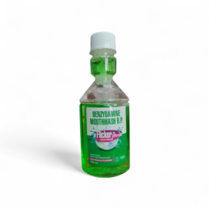 Flicker Benz Mouthwash (Benzydamine Mouthwash B.P.) – Pan Masala Flavour - 150 ml