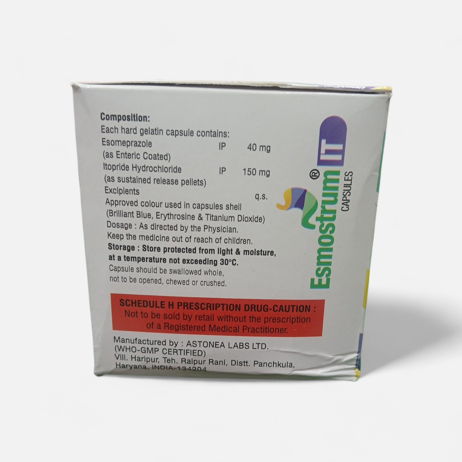 Esmostrum IT (Esomeprazole EC & Itopride SR Capsules) - Image 2