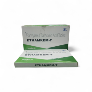 ETHAMKEM-T (Etamsylate & Tranexamic Acid Tablets) - 1 x 10 Tablets