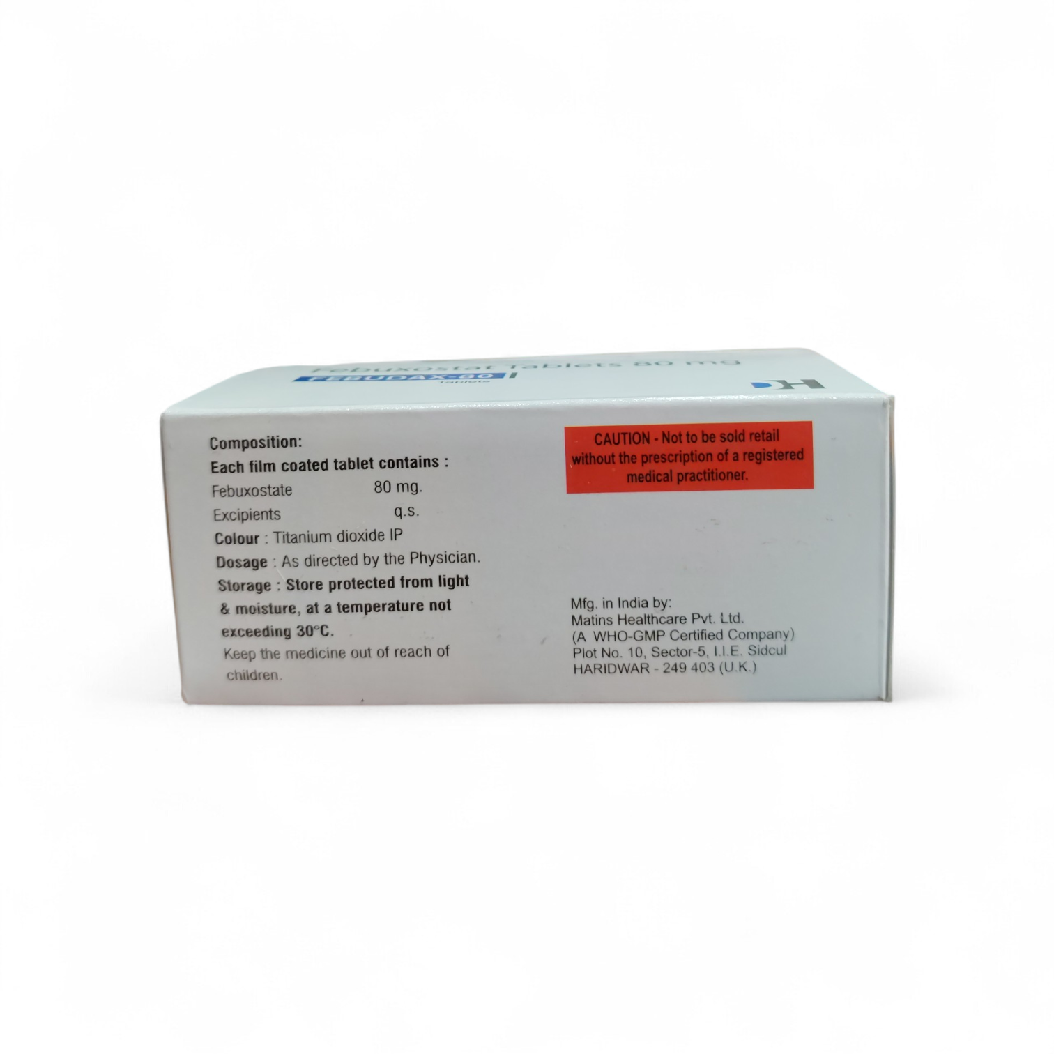 Febudax-80 (Febuxostat Tablets 80 mg) - Image 2