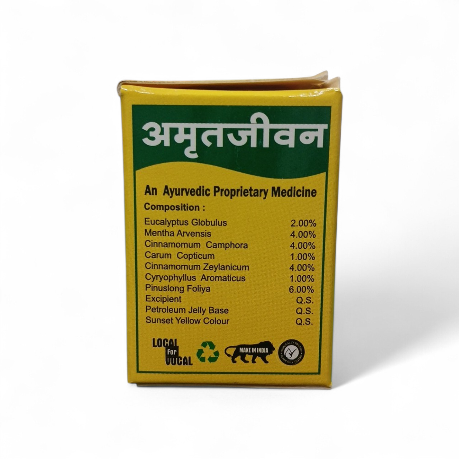 Amrutjivan Ayurvedic Pain Balm - Pure Indian Herbs -10 ml - Image 2