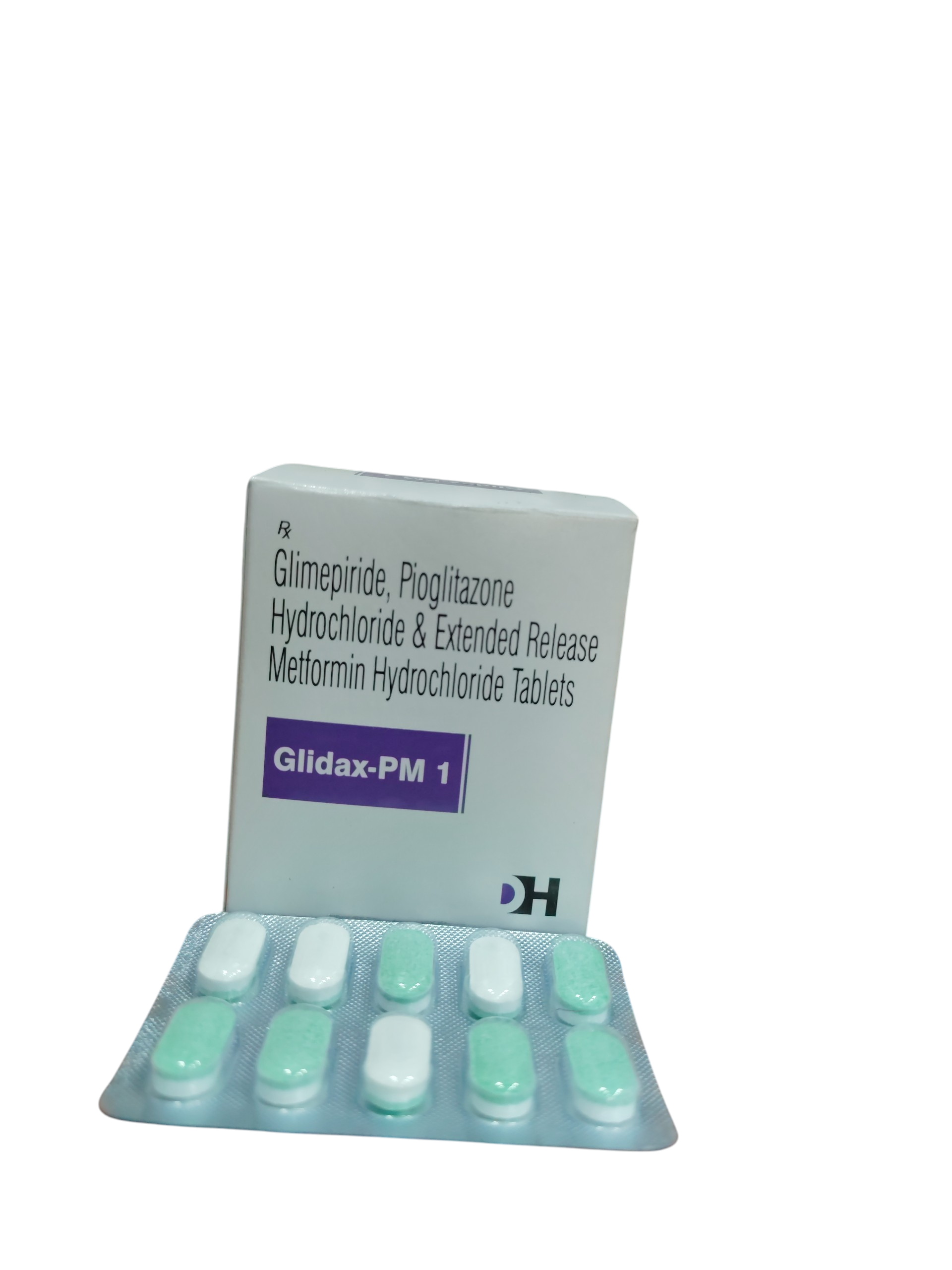 Glidax-PM 1 - Glimepiride, Pioglitazone & Extended Release Metformin Tablets