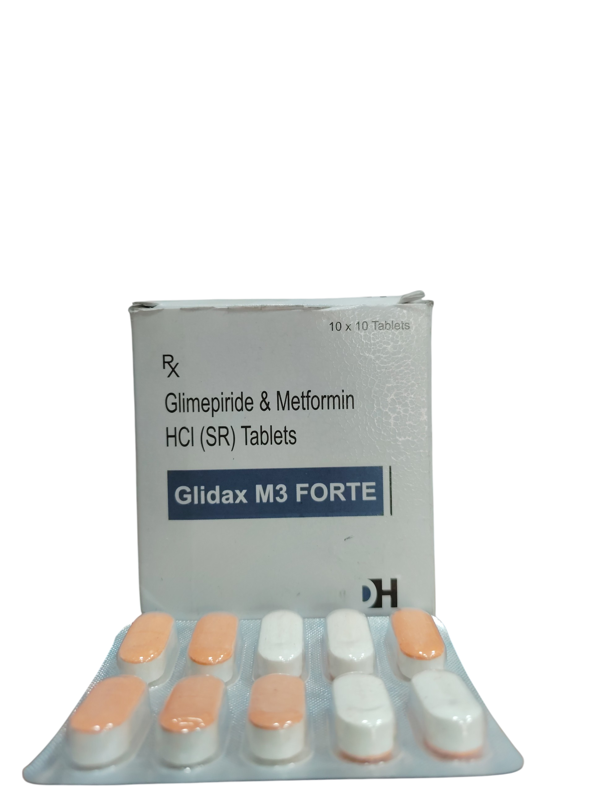 Glidax M3 Forte - Glimepiride & Metformin Hydrochloride SR Tablets
