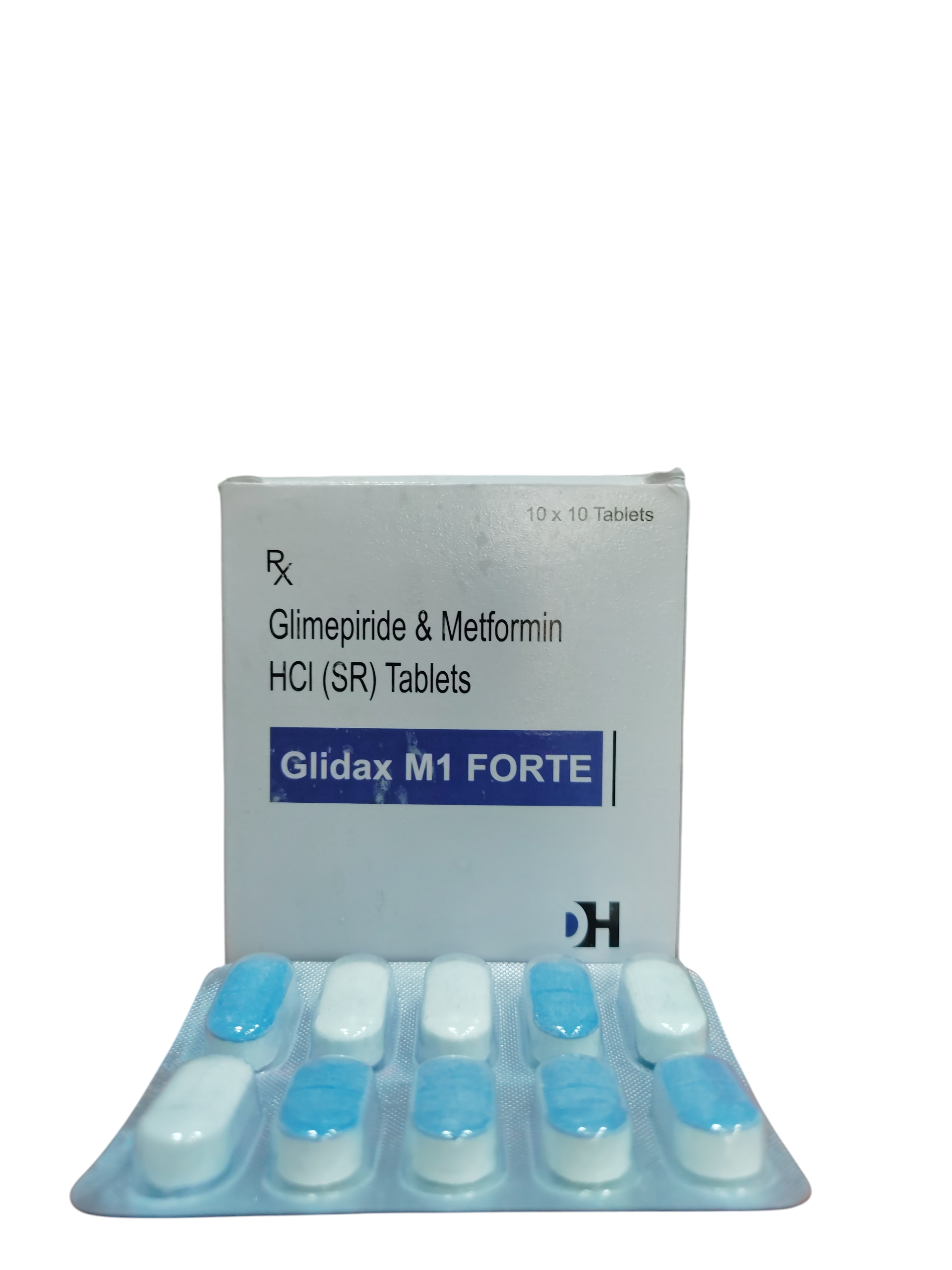Glidax M1 Forte - Glimepiride & Metformin Hydrochloride SR Tablets