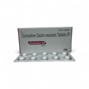 Dulodax-20 - Duloxetine Gastro-resistant Tablets IP 20 mg -1x10 Tablets