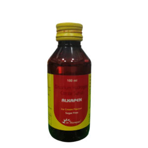 Alkapen Syrup - Disodium Hydrogen Citrate Syrup - Ice Cream Flavour - 100 ml