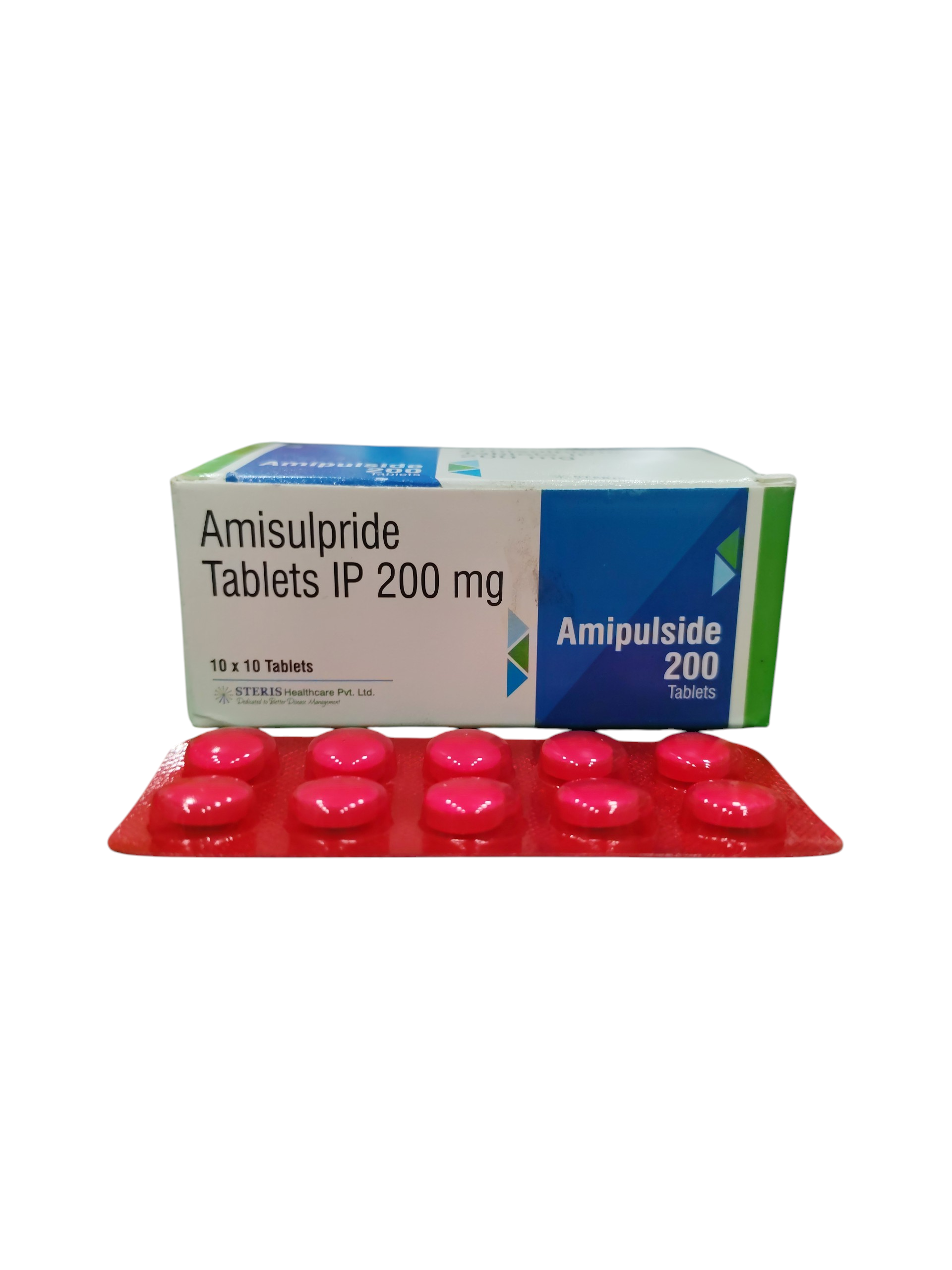 Amipulside 200 - Amisulpride Tablets IP 200 mg - 1 x 10 Tablets Pack