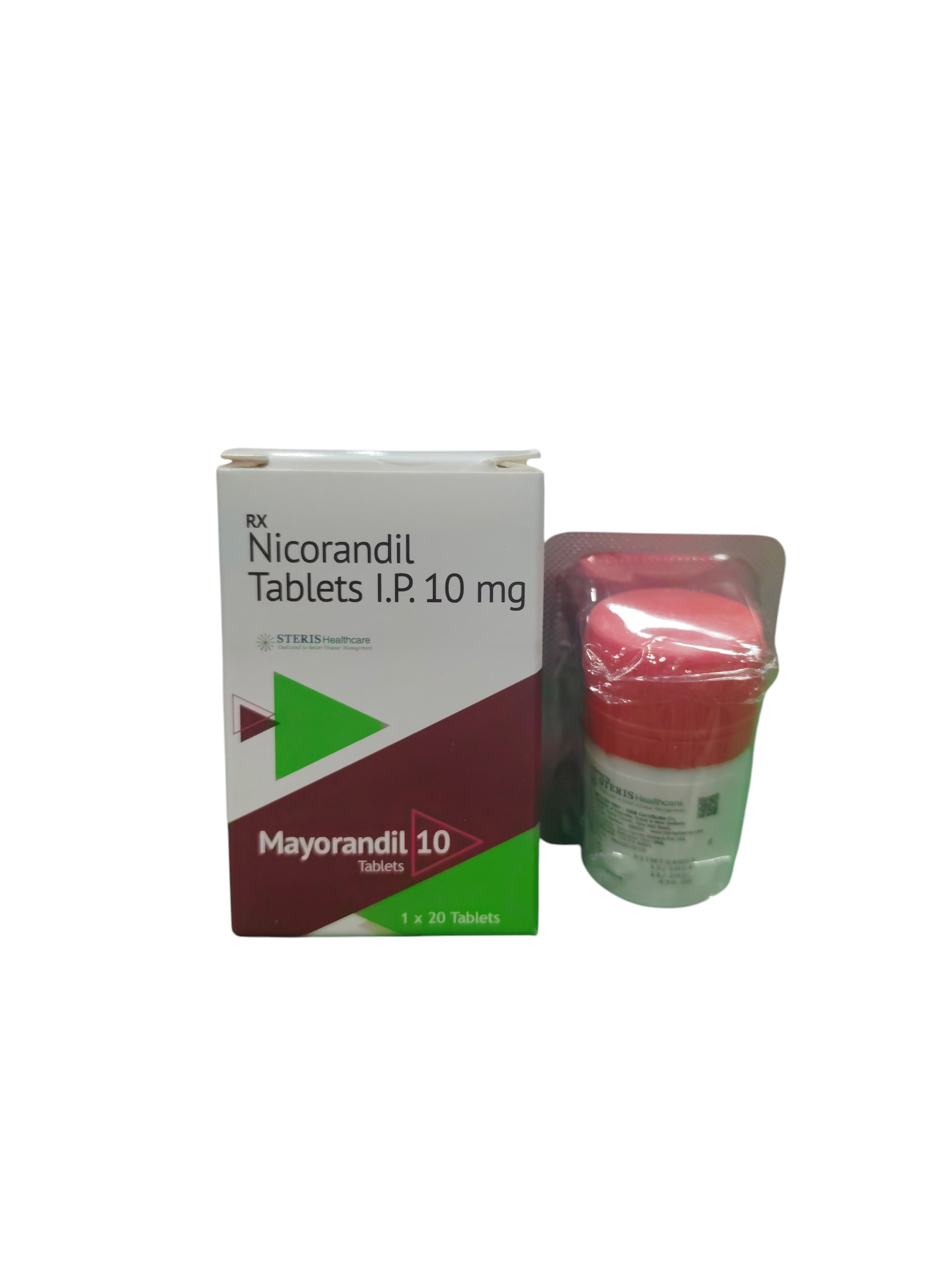 Mayorandil 10 - Nicorandil Tablets I.P. 10 mg- 1 x 20 Tablets