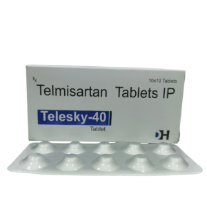 Telesky-40 – Telmisartan Tablets IP 40 mg - 1 x 10 Tablets