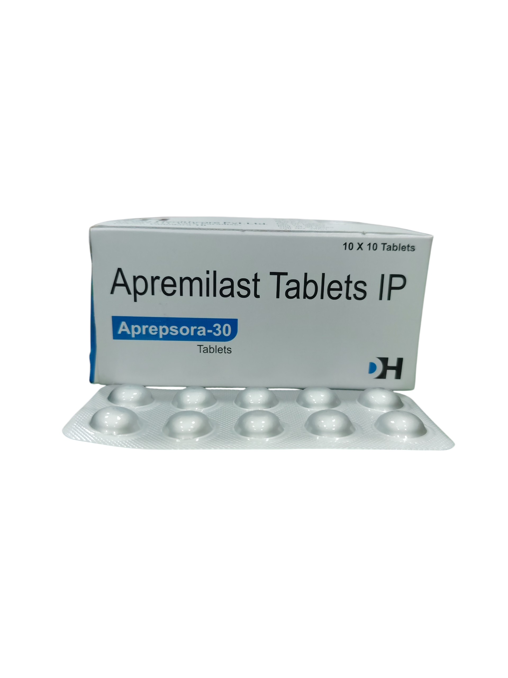 Aprepsora-30 - Apremilast Tablets IP 30 mg - 1 x 10 Tablets Pack