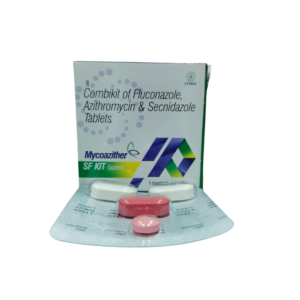 Mycoazither SF KIT - Combikit of Fluconazole, Azithromycin & Secnidazole Tablets
