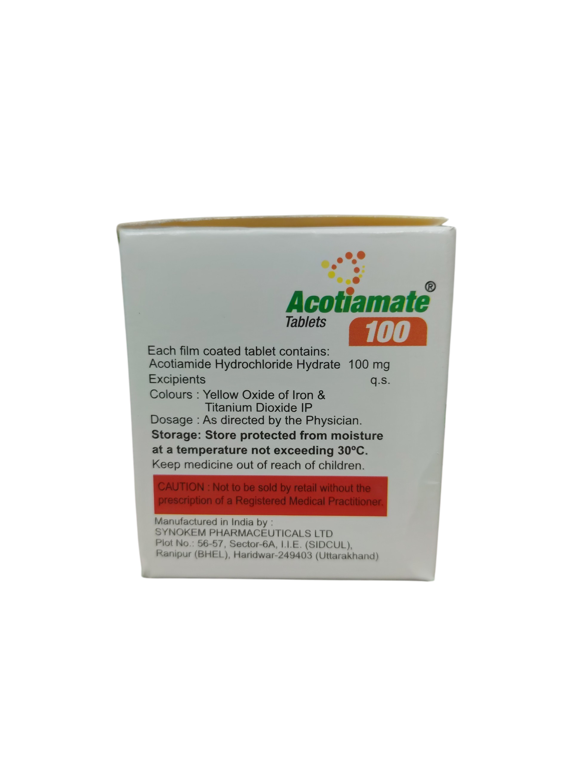 Acotiamate 100 - Acotiamide Hydrochloride Hydrate Tablets 100 mg - Image 2