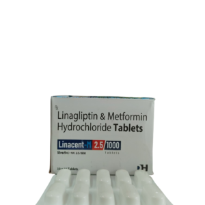 Linacent-M 2.5/1000 Linagliptin 2.5 mg & Metformin Hydrochloride 1000 mg Tablets - 1 x 10 Tablets