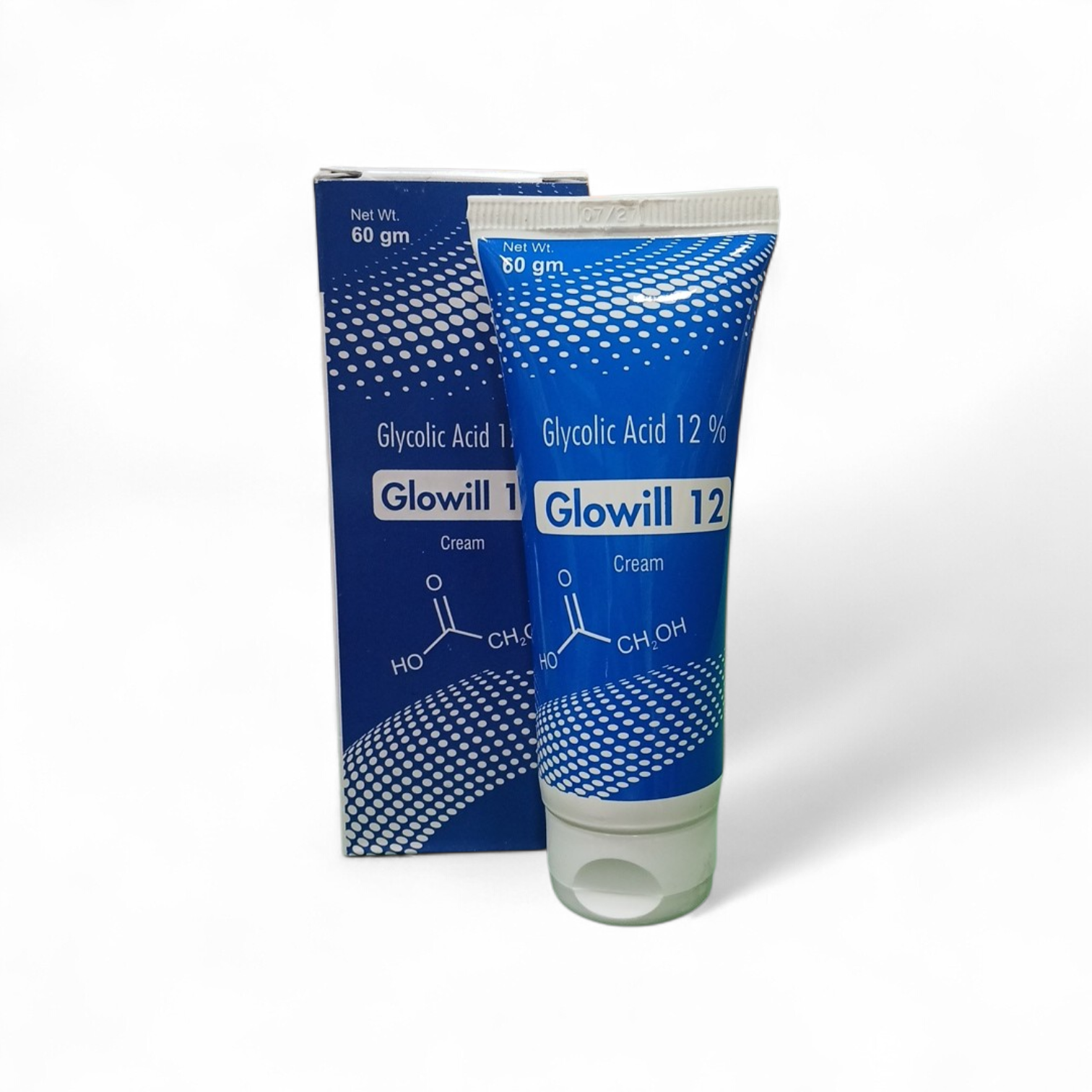 Glowill 12 Cream - Glycolic Acid 12% w/w - 60 gm Tube