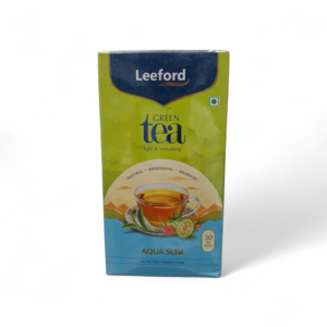 Leeford Aqua Slim Green Tea - Natural, Refreshing & Aromatic - 30 Tea Bags