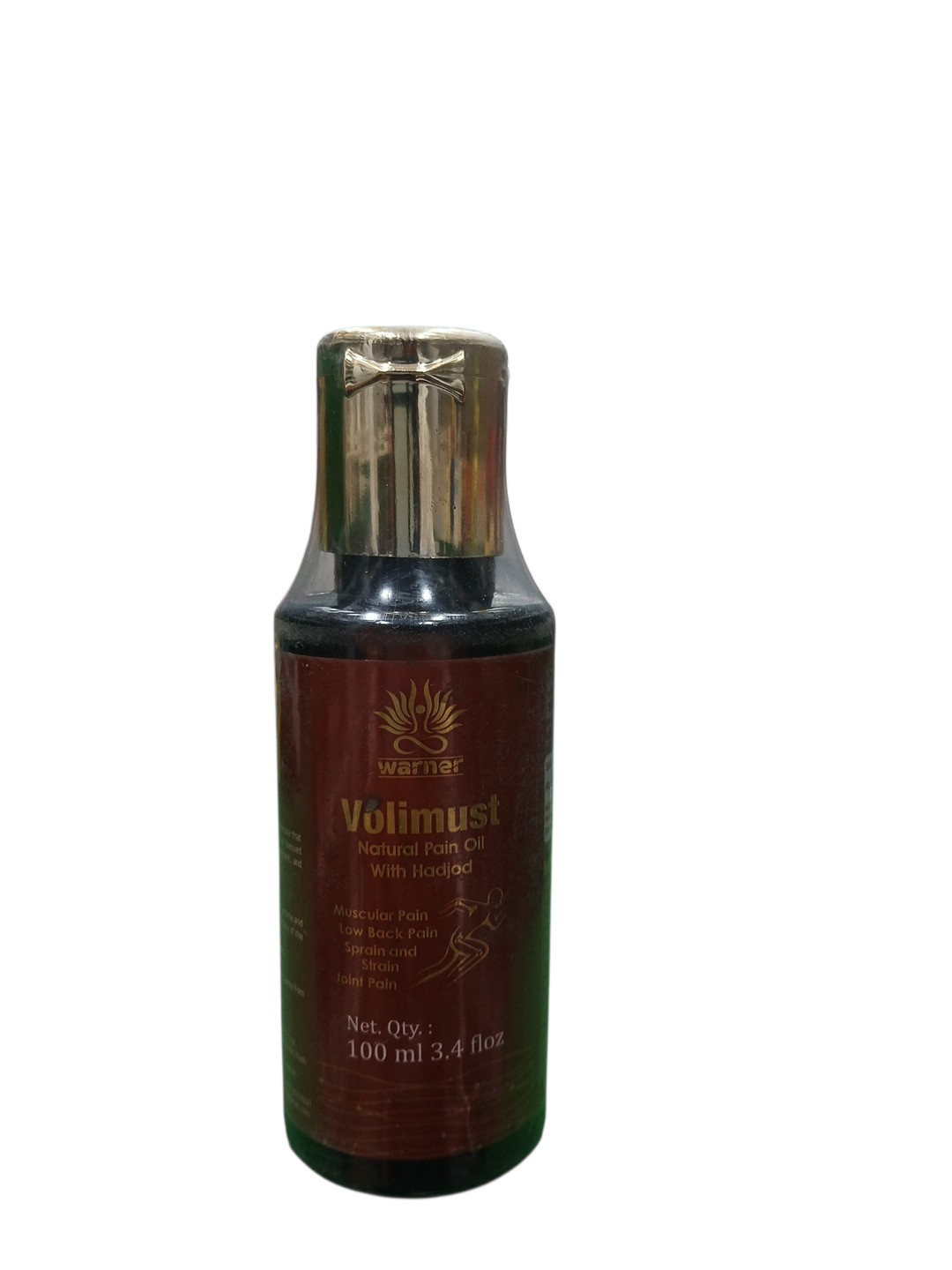Warner Volimust Natural Pain Oil with Hadjod - Relieves Muscular & Joint Pain - 100 ml