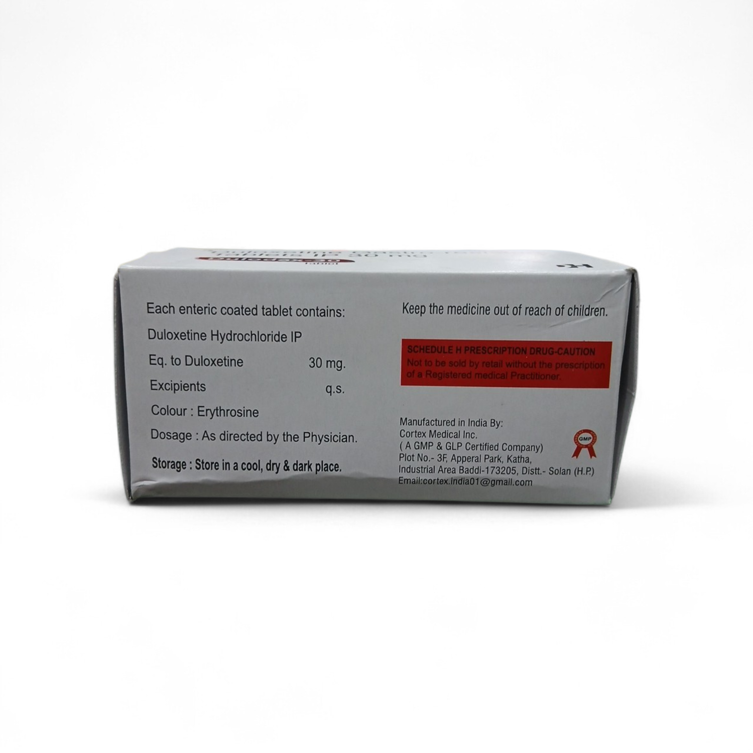 Dulodax-30 - Duloxetine Gastro-resistant Tablets IP 30 mg - 1x10 Tablets - Image 2