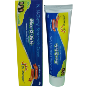 Mos-Q-Safe Advanced Mosquito Repellent Cream (N, N-Diethyl Benzamide)- 50g