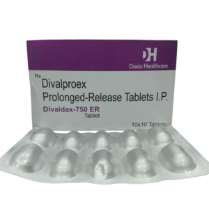 Divaldax-750 ER - Divalproex Prolonged-Release Tablets I.P. -1 x 10 Tablets Pack