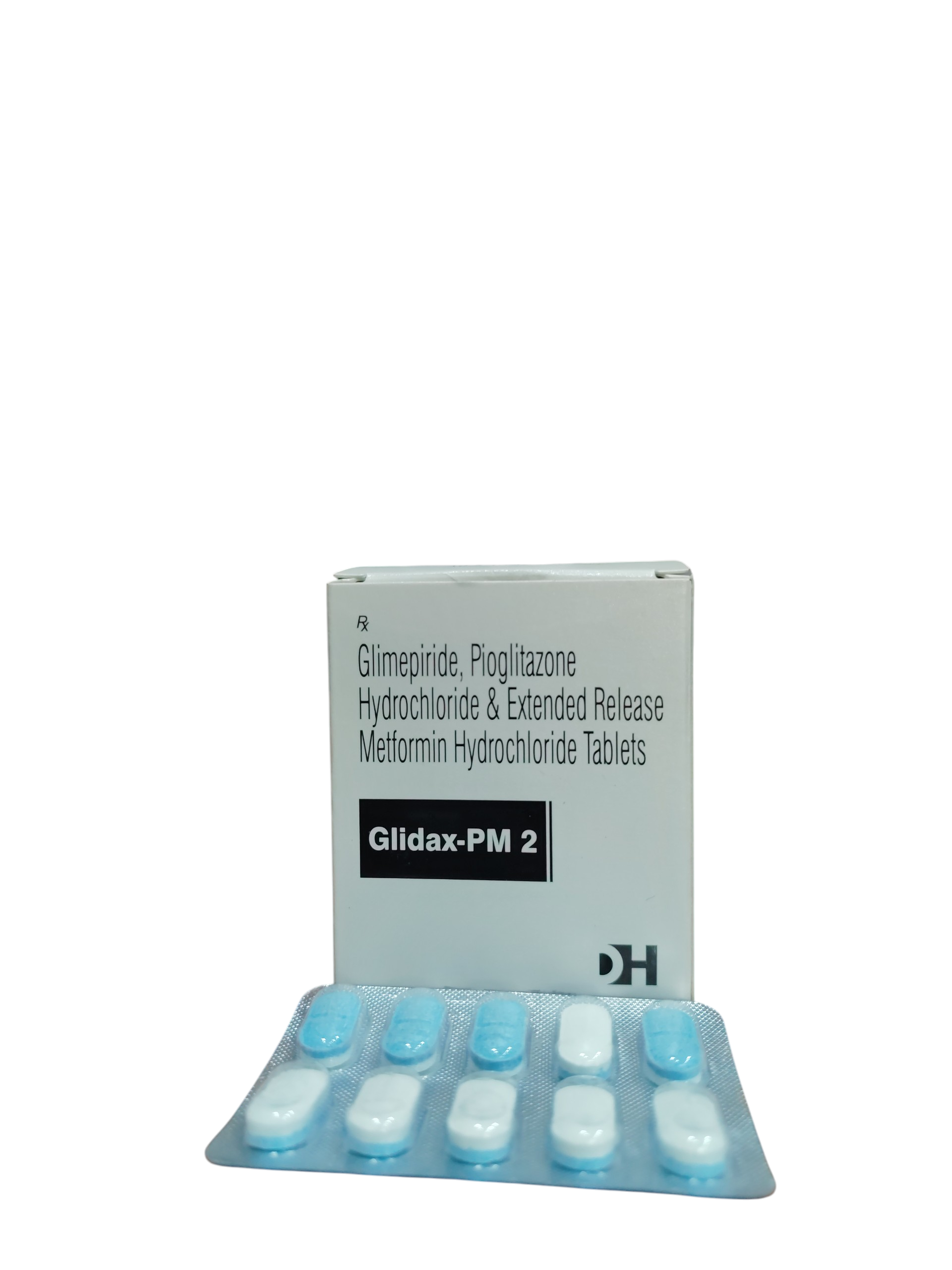 Glidax-PM 2 - Glimepiride, Pioglitazone & Extended Release Metformin Tablets