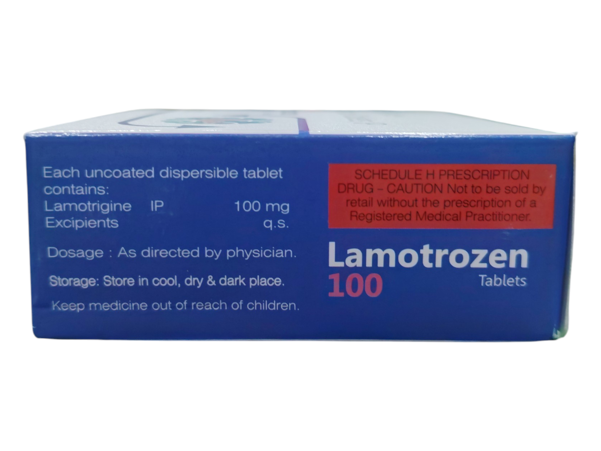Lamotrozen 100- Lamotrigine Dispersible Tablets IP 100 mg - Image 2