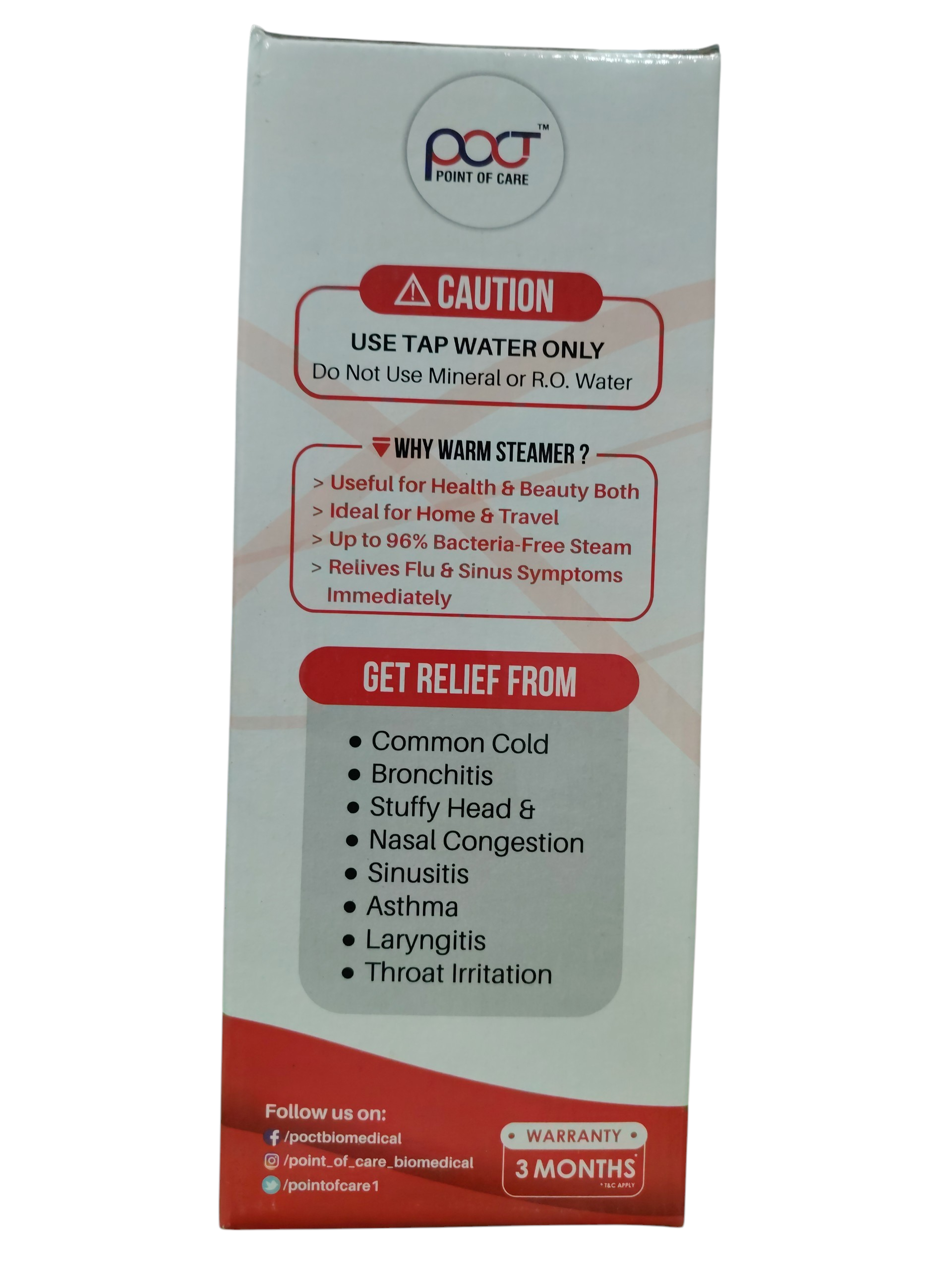 POC Point of Care Steamer – Electric Steam Vaporizer & Inhaler - Image 3