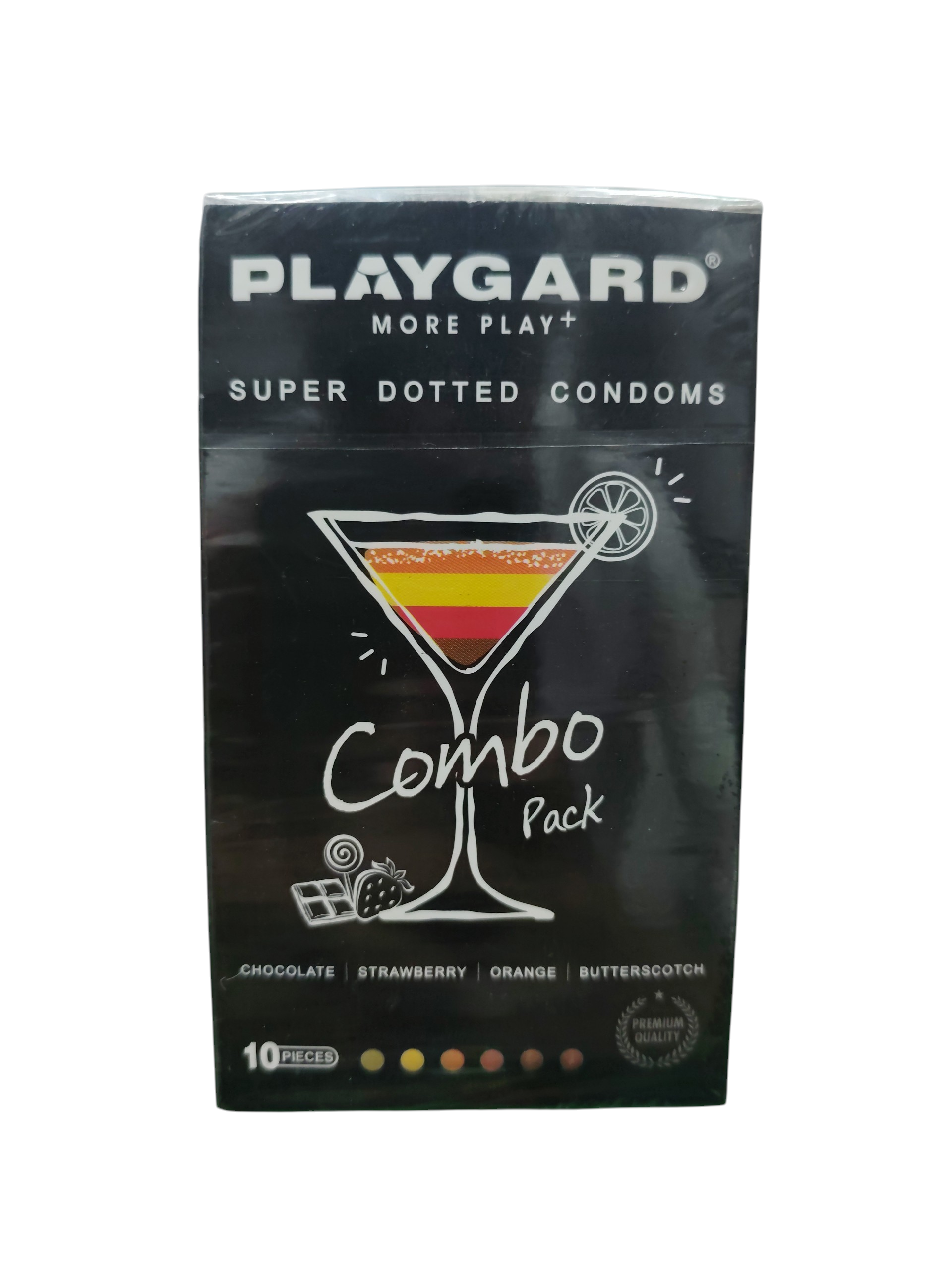 Playgard More Play+ Super Dotted Condoms – Combo Pack (10 Pieces)