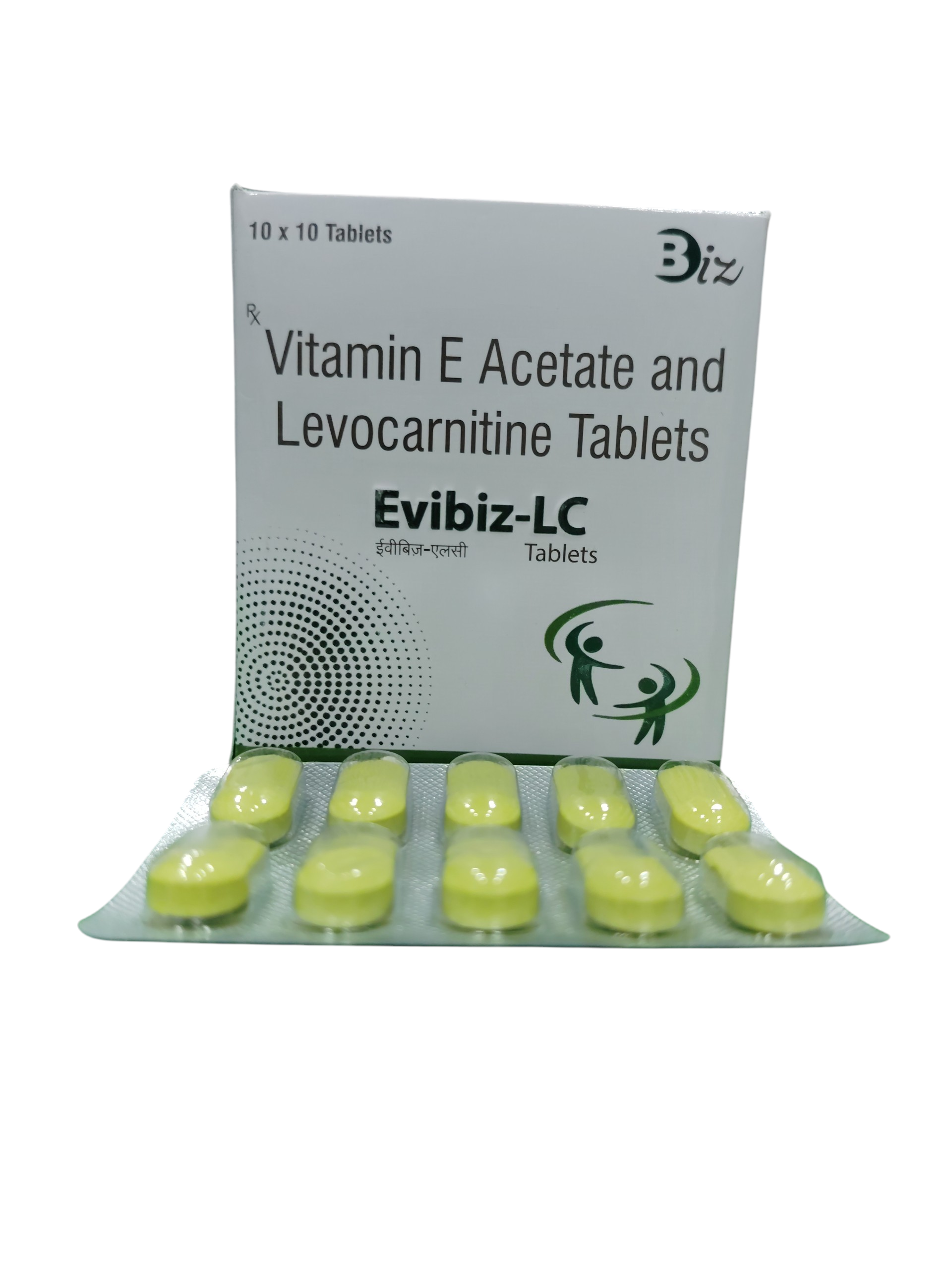Evibiz LC – Vitamin E Acetate and Levocarnitine Tablets -1 × 10 Tablets