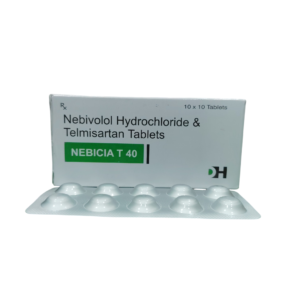 Nebicia T 40 - Nebivolol Hydrochloride & Telmisartan Tablets - 1 x 10 Tablets